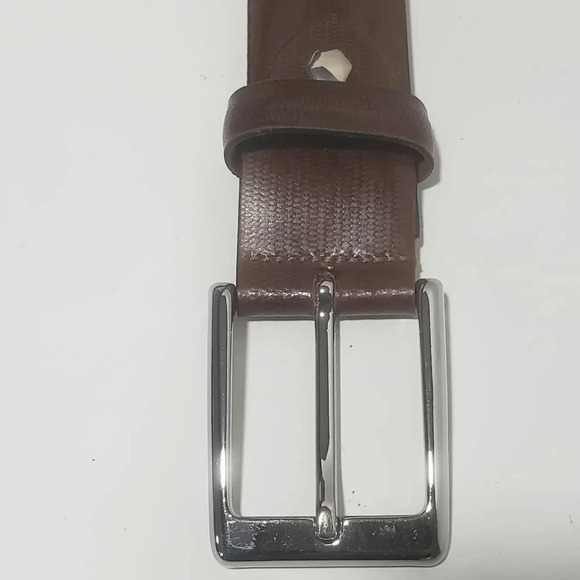 Bench Craft Mens Brown  Genuine Leather Belt,100/40 . - Picture 4 of 8